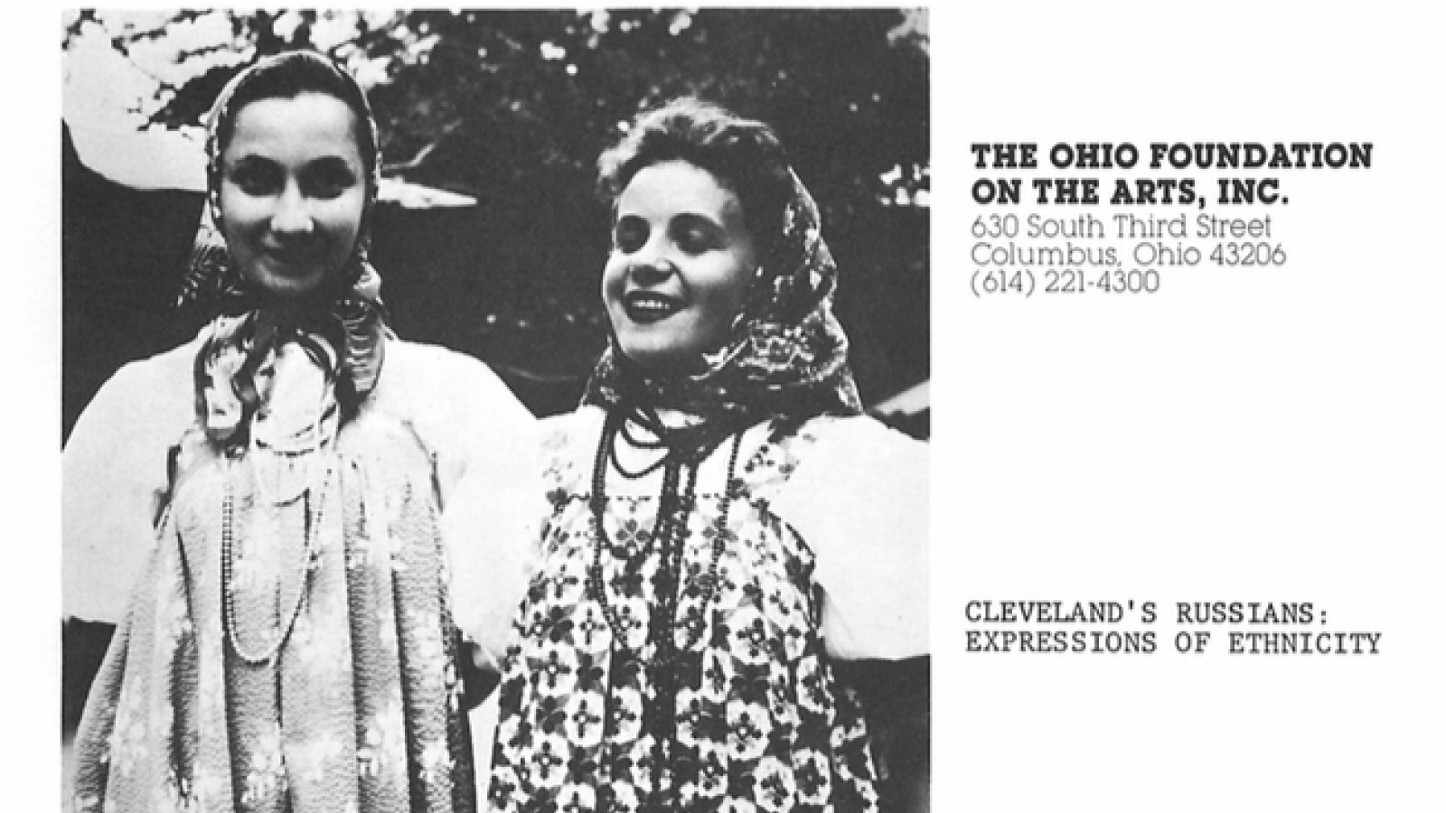 Announcing the Cleveland's Russians Exhibit, 1979.