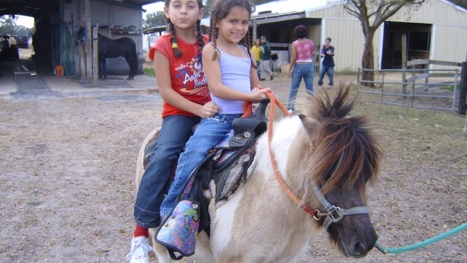 In Puerto Rico riding horses